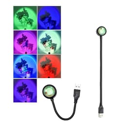 USB-lampe Bilsoverom Takprojektor Solnedgang - 7 farger
