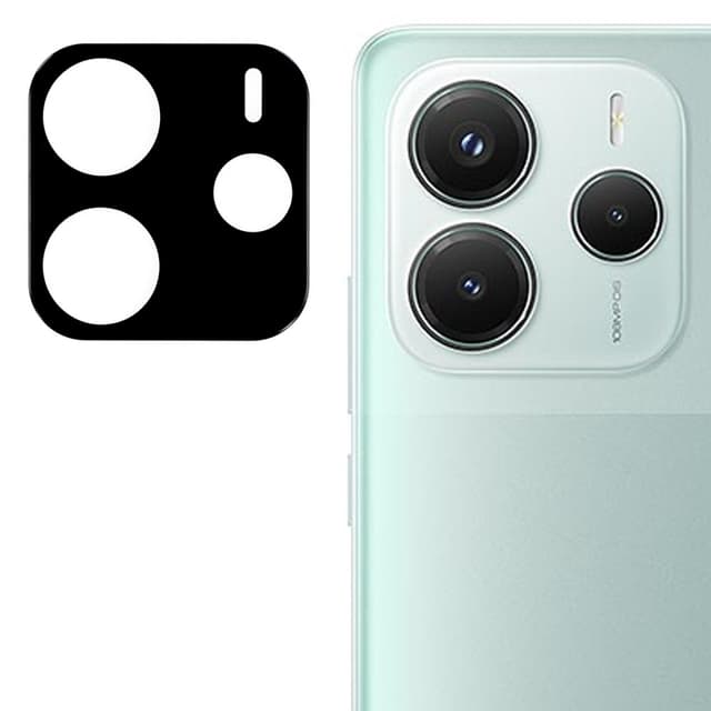 2-KPL SKALO Xiaomi Redmi Note 14 5G 3D -panssarilasit kameroille - Musta