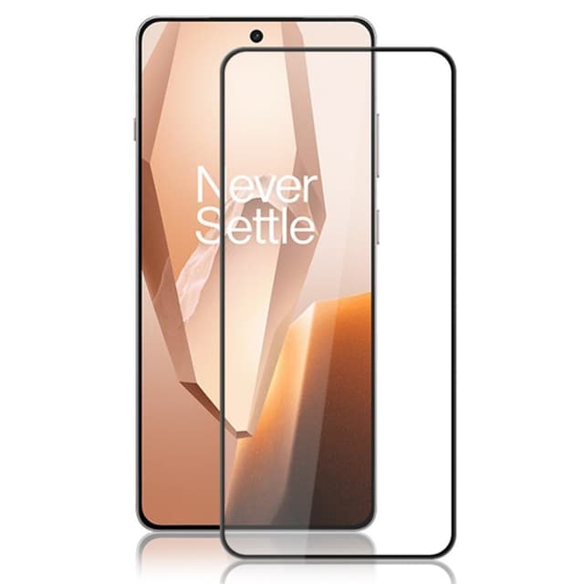 SKALO OnePlus 13R 5G Heltäckande Skärmskydd Härdat Glas - Svart