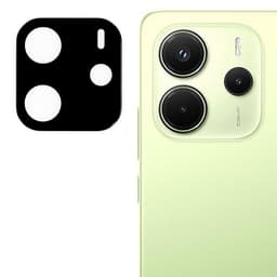 2-PACK SKALO Xiaomi Redmi Note 14 4G 3D Linsskydd/Kameraskydd Härdat Glas - Svart