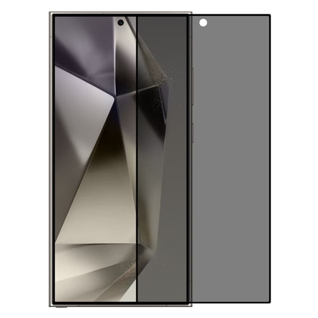SKALO Samsung S25 Ultra Privacy Skärmskydd Härdat Glas - Svart