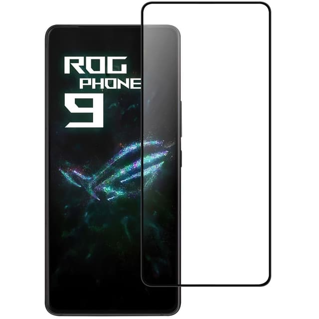 2-PACK SKALO Asus ROG Phone 9 Pro Heltäckande Skärmskydd Härdat Glas