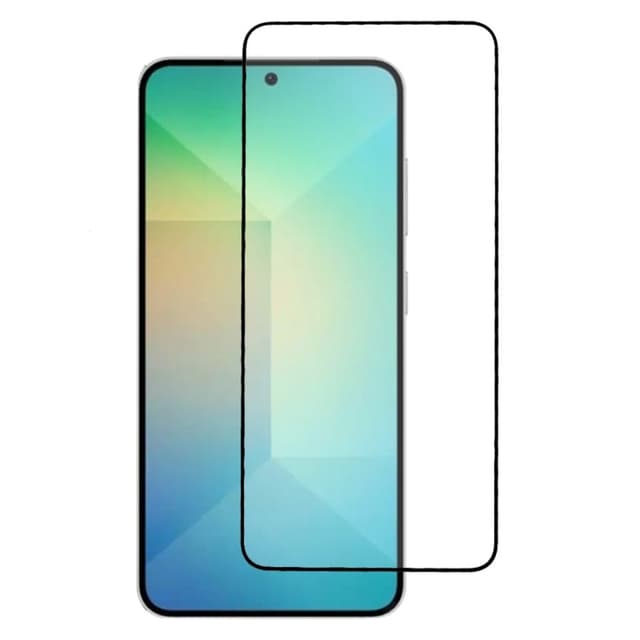2-PACK SKALO Samsung S25 Heltäckande Skärmskydd Härdat Glas - Svart