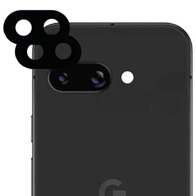 2-pack Kamera lins glas Google Pixel 9a - Svart