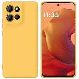 Liquid silikon skal Motorola Moto G15 Power - Gul
