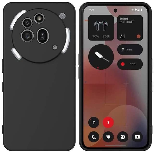 Liquid suojakuori Nothing Phone 3a Pro - Musta
