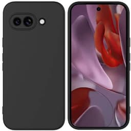 Liquid silikone cover Google Pixel 9a - Sort
