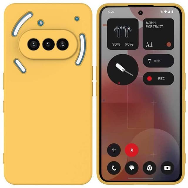 Liquid silikondeksel Nothing Phone 3a - Gul