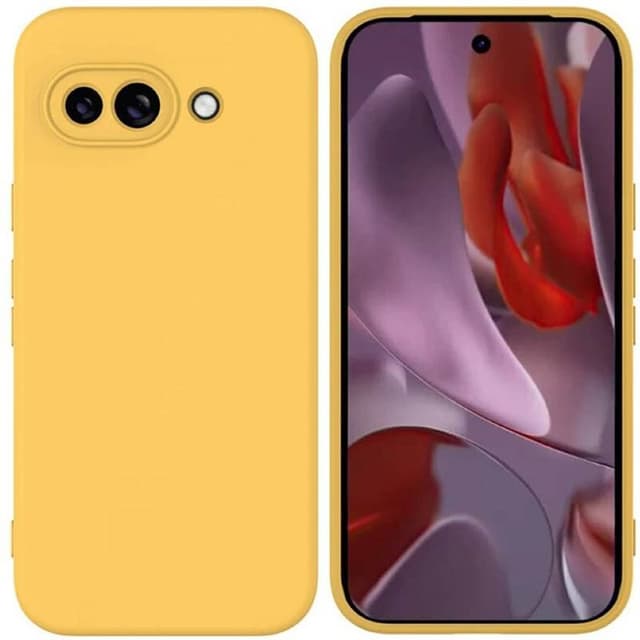 Liquid silikon skal Google Pixel 9a - Gul