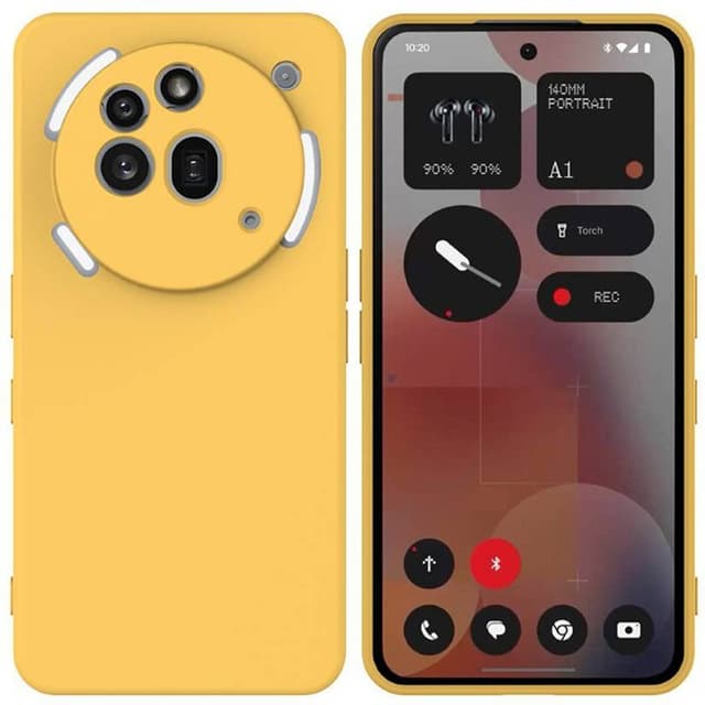 Liquid silikone cover Nothing Phone 3a Pro - Gul