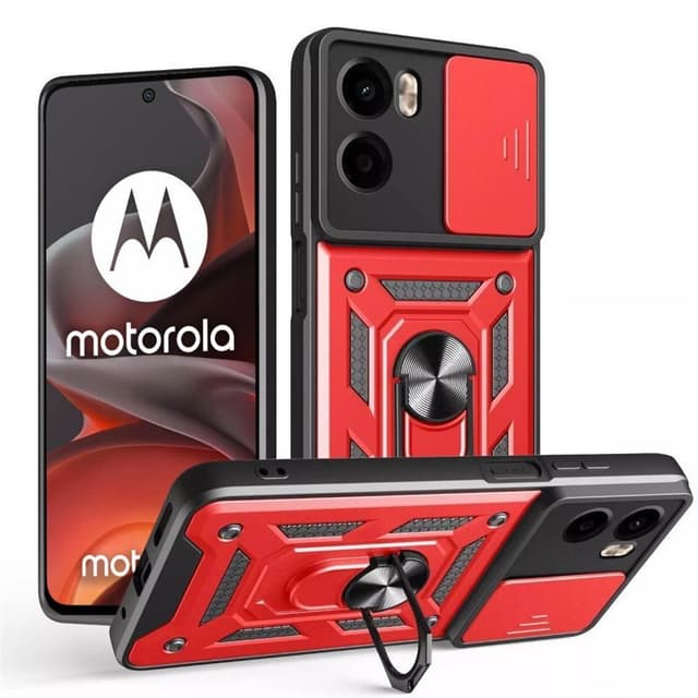 Jazz 3i1 kuori Motorola Moto E15 - Punainen