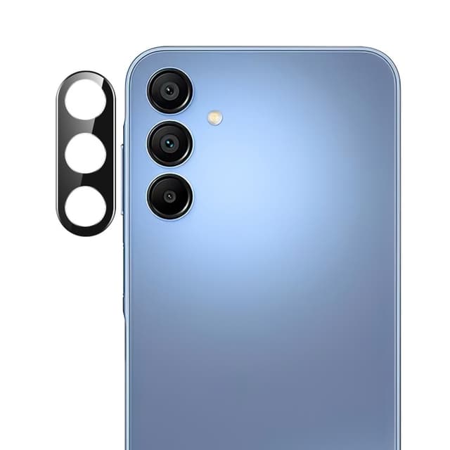 2-PAK SKALO Samsung S25+ 3D Kameralinse Beskyttelsesglas - Sort