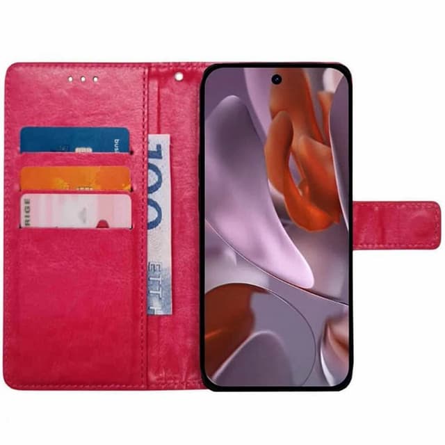 Lommebokdeksel 3-kort Google Pixel 9a - Rosa