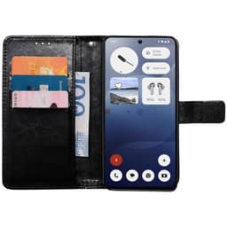 Lommebokdeksel 3-kort Nothing Phone 3a - Sort