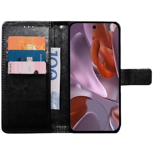 Plånboksfodral 3-kort Google Pixel 9a - Svart