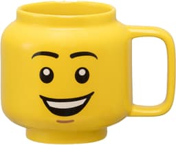 LEGO Minifigure Head mugg (glad, stor)