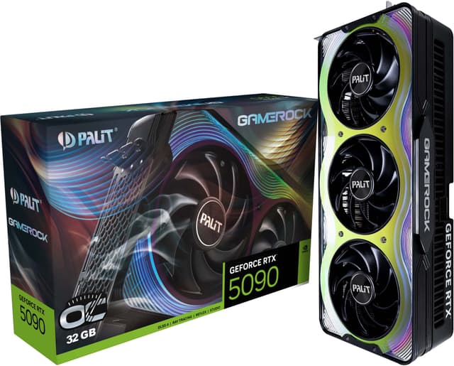 Bilde av GeForce RTX 5090 GameRock OC - 32GB GDDR7 RAM - Grafikkort