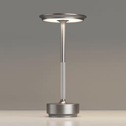 Bordlampe/nattlys med berøringskontroll og USB-lading - Sølv