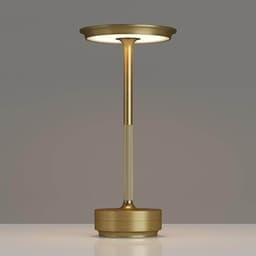 Bordlampe/nattlys med berøringskontroll og USB-lading - Gull