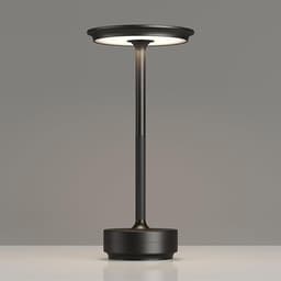 Bordlampe/nattlys med berøringskontroll og USB-lading - Svart