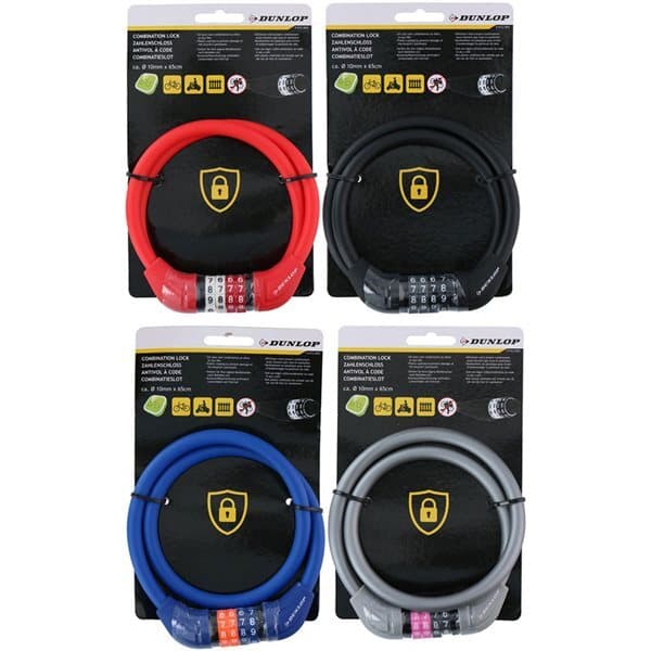 Dunlop Kombinationslås för cykel