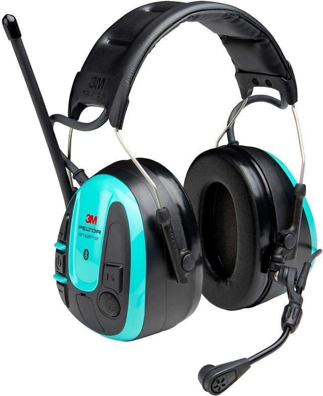 3M Peltor WS Alert XP+ hörselskydd (turkos)