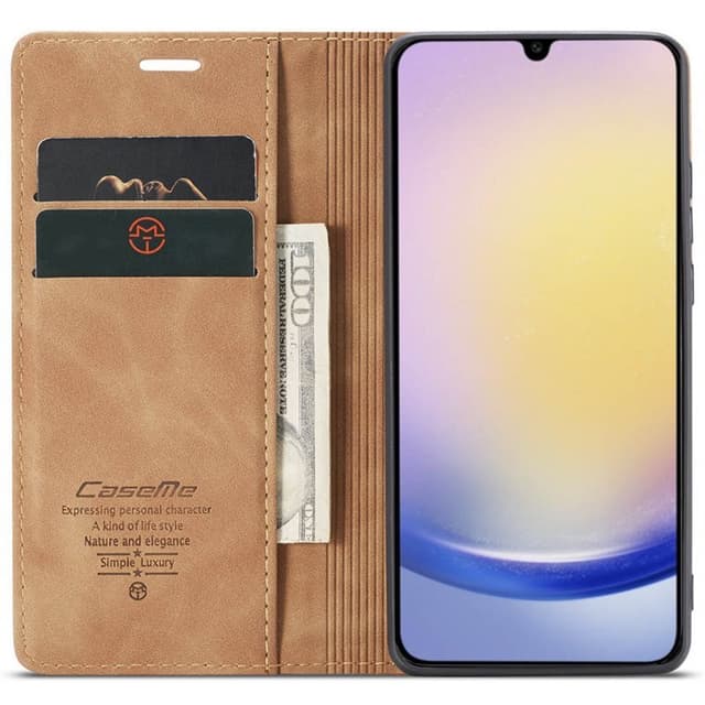 CaseMe mobilfodral 013 Samsung Galaxy A36 5G - Brun