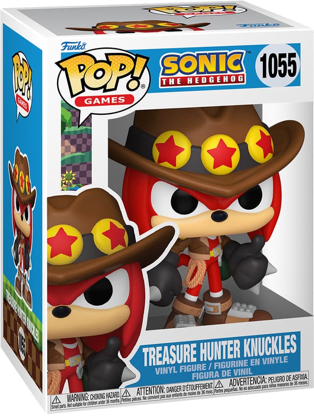Funko POP Treasure Hunter Knuckles actionfigur (Sonic)