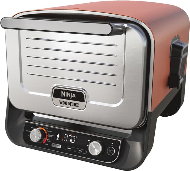 Ninja Woodfire pizzaovn OO101EU (terrakotta og rustfritt stål))