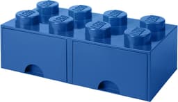 LEGO oppbevaringsskuffe (åtte knotter, fargerik blå)