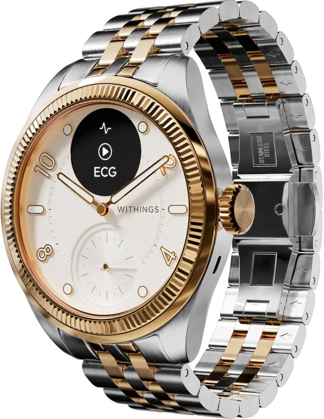 Withings ScanWatch Nova Brilliant hybridklokke 39mm (gull)