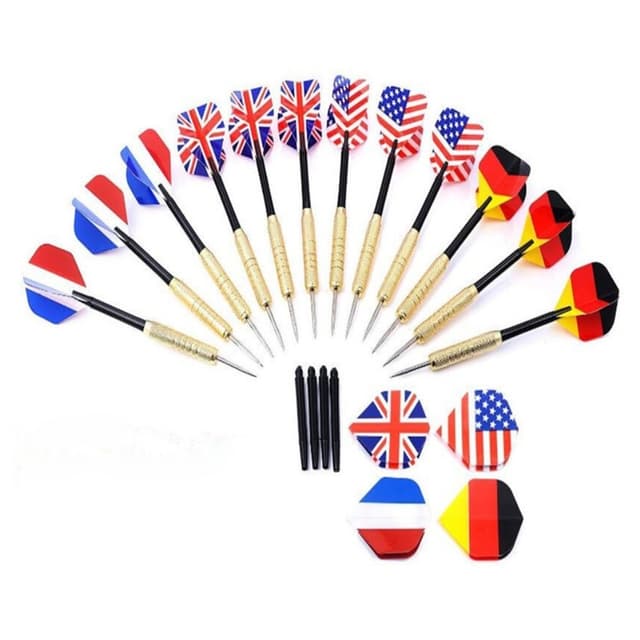 12 stk 18g Dart Dart Dart Kaste Dart Dart i messing