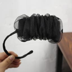 Diadem Lanyard Lace Hair Shape Frisyre Verktøy for å lage hårboller
