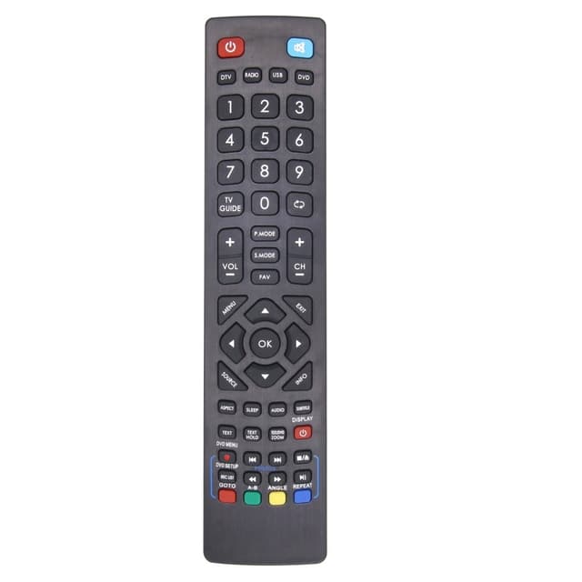 TV fjärrkontroll Ersättning för Blaupunkt Alba Bush Technika TV