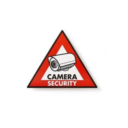 Nedis Advarsel Sticker | Triangel | Rød | 5 stk
