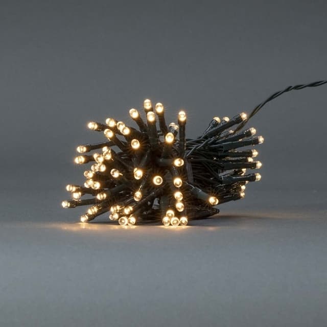 Nedis Julebelysning | Streng | 96 LED's | Varm Hvit | 7.20 m | Lyseffekter: 7 | Innendørs eller utendørs | Batteri drevet