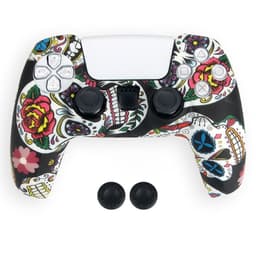 DATA FROG För Sony Playstation 5 Silikonskydd Spelkontrollskydd med 2 Rocker Caps