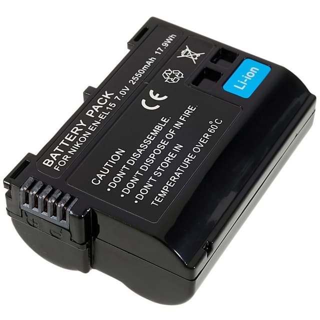 För Nikon D7000 7.0V 2550mAh kamerabatteri kod: EN - EL15