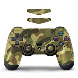 For Sony PS4/PS4 Slim Game Controller Dekal Avtakbar - Grønn kamuflasje