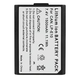 Til CANON 1000D 1100D 1200D 1300D 1500D 3000D kamerabatteri