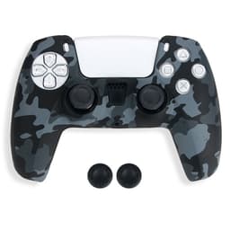 DATA FROG För Sony Playstation 5 Silikonskydd Spelkontrollskydd med 2 Rocker Caps