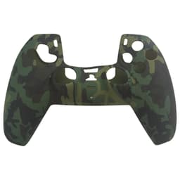 Playstation 5/PS5 Silikondeksel - Mønster Camo Grønn
