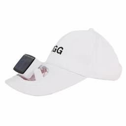 Sommersolbeskyttelseslue Sun Cap Fan Baseball Cap - Hvit