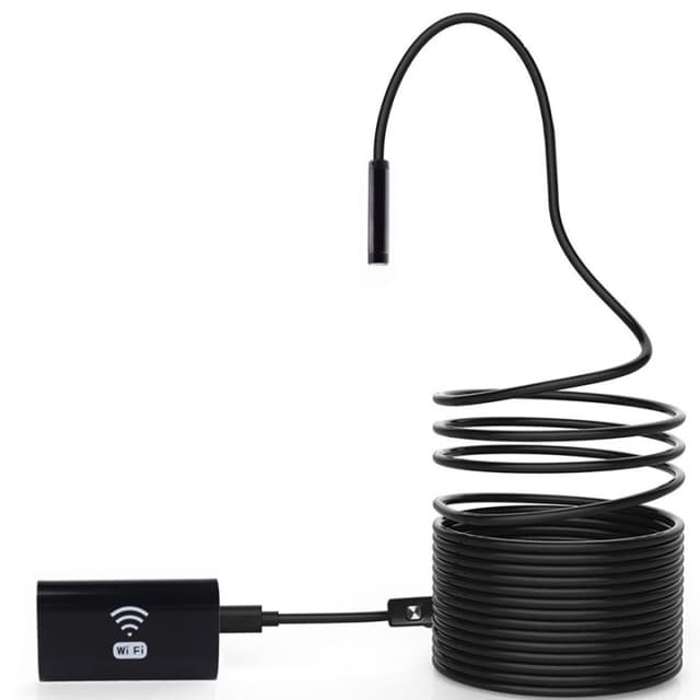 Inspektionskamera til Android & PC - 8-LED & 5 m kabel