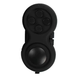 Fidget Spinner Relaxation Pill Joystick med Nøkkelring - Svart
