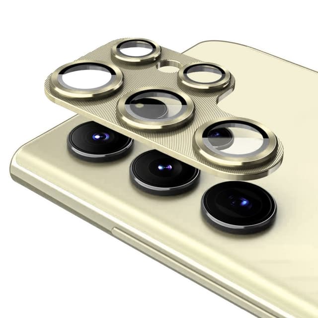 ENKAY Kamera Lins Skydd till Samsung Galaxy S24 Ultra Aluminiumlegering + Härdat Glas
