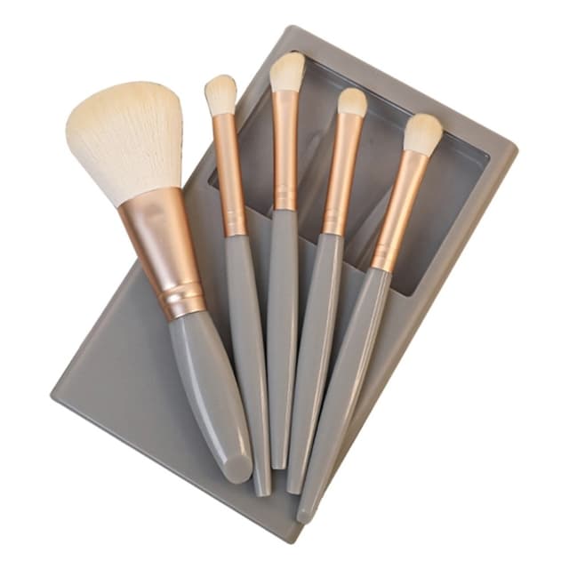 5 stk Concealer Blending Brush Kit fibersminke Øyenskygge sminke