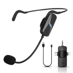 Melunvaimennus 2.4G langaton mikrofoni irrotettavalla sangalla