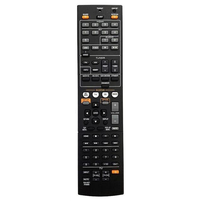 RAV491 ZF30320 TV fjärrkontroll Ersättning för Yamaha TV