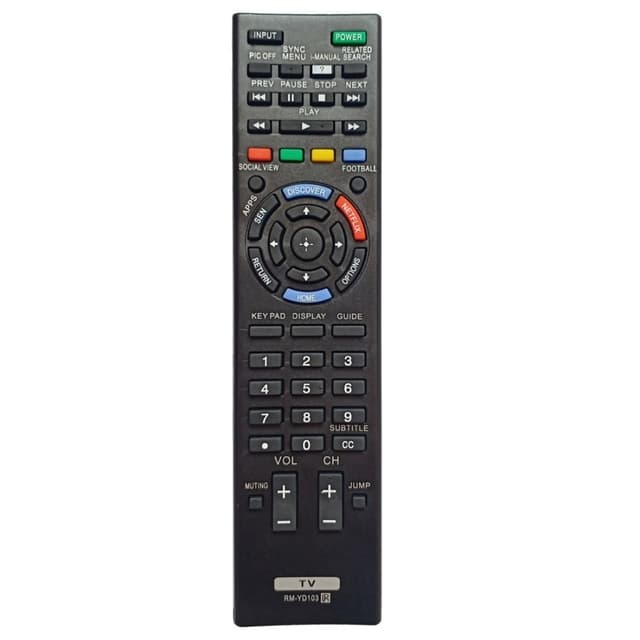 TV-fjernkontroll Erstatning for RM-YD103 Sony TV